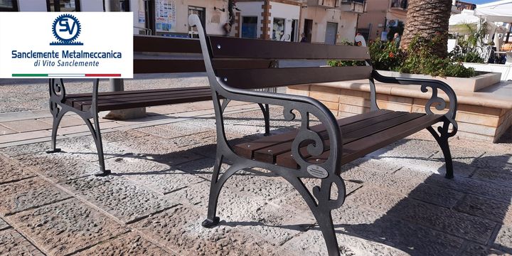 🟥Costruzione #panchine per arredo urbano della Piazza Santuario di San Vito Lo Capo⠀