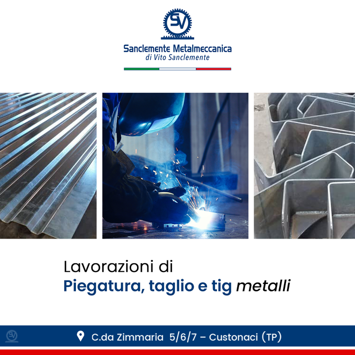 Lavorazioni di #piegatura, #taglio e #tig #metalli