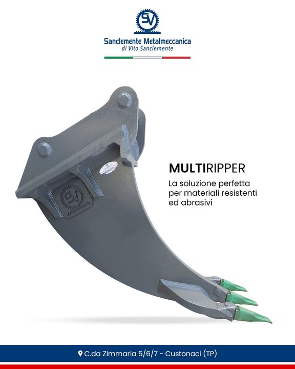 #MultiRipper per escavatori👉La soluzione perfetta per materiali resistenti ed abrasivi👷⠀