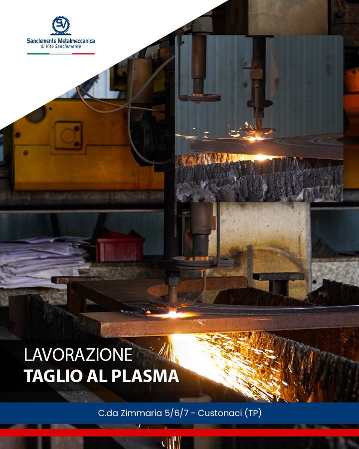 Lavorazioni ➡ Taglio al plasma 👨‍🔧💥
👉 Per preventivi ed ordini